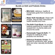 Kefir facts, recipes and other fermented drinks bundle 5 in 1