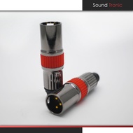 Jack Jek Canon XLR Male 3P Roman 3048A TAIWAN