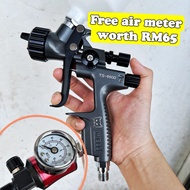 Ready stock Spray gun Well 6600 1.4mm 600cc cup | Free meter with filter