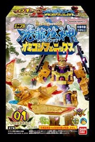 虎龍攻神 鬼退神 黃金鳥 食玩 暴太郎戰隊 smp super minipla