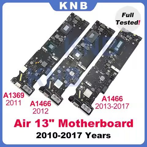 Original A1466 A1369 Logic Board For Macbook Air 13" A1466 Motherboard i5 i7 8G 16GB 2010 2011 2012 