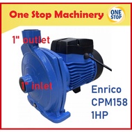 Enrico CPM-158 1HP 1'' INLET 1'' OUTLET 90L/MIN 36M HEAD PETROLLA CLEAN WATER PUMP CPM158 WATERPUMP 