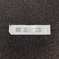 Mercedes Benz AMG Logo AMG Emblem E250 E300 E350 E400 Silver Gloss Black Logo