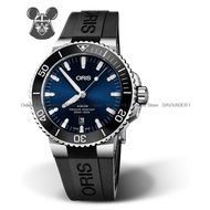ORIS 0173377304135-0742464EB Men's Watch Aquis Date Automatic 43.50mm Rubber Strap Blue *Original