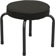 AITECH AHSL-05 BK Stacking Low Stool, Width 14.6 x Depth 14.6 x Height 11.2 inches (37 x 37 x 28.5 c