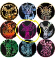 日本扭蛋 pokemon 寶可夢 硬幣 第五彈 太陽伊布 PTCG 對戰硬幣 coin