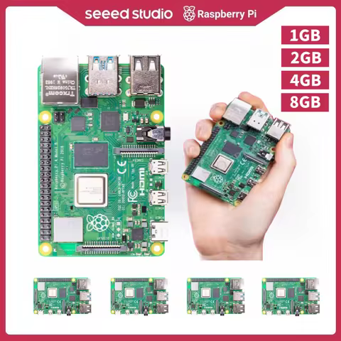Raspberry Pi 4 8GB 4GB Computer Model B 1GB/2GB, quad-core Cortex-A72, BCM2711, 2.4 GHz and 5.0 GHz 