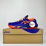 Gel Resolution X Padel Dark Cobalt Vivid Coral Premium Original Tennis Padel Shoes