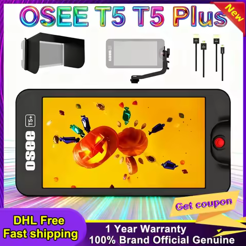 OSEE T5 T5 Plus 5.5 Inch DSLR Camera Monitor Kit 3D Lut 1920x1080 IPS FHD 4K HDMI-compatible Tilt Ar