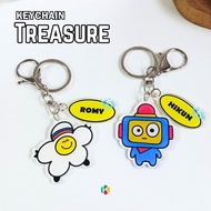 TREASURE TRUZ TEUME Keychain – KPOP Keychain - KPOP Merch - Treasure Merch - Unofficial Merch Fanmad