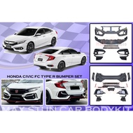 HONDA CIVIC FC TYPE R BUMPER BODYKIT FRONT BUMPER SIDE SKIRT REAR BUMPER TYPE-R CIVIC 2016-2021 TYPE R BODYKIT SET PP