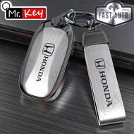 【Mr.Key】Stainless Steel Style Key Case Cover for 2022 2023 Honda 11th Civic Accord Vezel 2022 Fit Ja