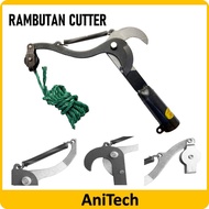 Black Rambutan Cutter Tree Pruner Trimmer Shear Rambutan Shear Gunting kait buah Gunting Rambutan Du