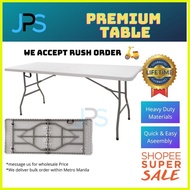 ♞6ft (180cm) Heavy duty foldable table premium quality Lifetime Use
