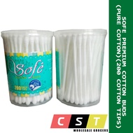 SOFE Premium Cotton Buds (Pure Cotton)(200 Cotton Tips)