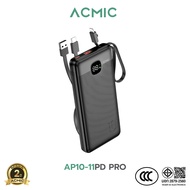 [มี CCC สินค้าใหม่] ACMIC Powerbank รุ่น AP10-11PD PRO 10000mAh Fast Charging PD20W QC3.0 มีสายในตัว