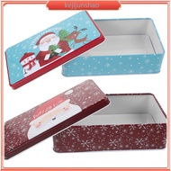 🎄🎅 Christmas Gift Tin Box Candy Jar Giving Containers Tins Cookie Tinplate Biscuit Holiday Empty kej