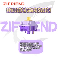 HMX Lemon Grape Switch Linear Switch Mechanical Keyboard 5 Pin Switch Furycube F75 switch 10 Pcs
