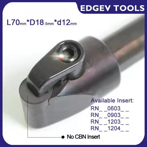M12E-MRDNN pcd cbn round inserts tool holder RNGN 0603 0903 1203 1204 3/8 1/4 1/2 inch lathe turning