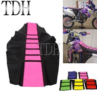 Non-Slip Dirt Bike Traction Seat Cover Black Pink Custom Cover Gripper For Honda CRF100 CRF150R Kawa