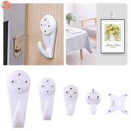 10PCS White Painting Photo Frame Hook Plastic Invisible Wall Hooks Mount Photo Picture Nail Hook Hanger Mirror Hanging Hangers
