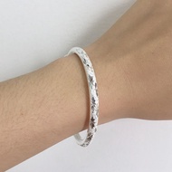 Silver Bracelet Bangle Cop 999 Gelang Silver Cop 999 Ready Stock