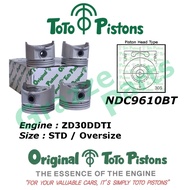 TOTO Piston Set NDC9610BT for Nissan Urvan E25 3.0 ZD30 ZD30T ZD30DD ZD30DDTI (96.0mm)