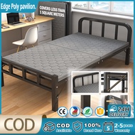 Iron Frame Bed Stainless Steel Bed High Heavy duty metal bed Single Bed Queen Bed Folding Bed Single bed frame heavy