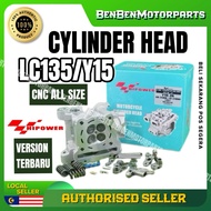 Y15 & LC135 HIPOWER RACING *GEN2 * CNC PORTINGHEAD SUPERHEAD SUPER HEAD 19/22MM 20/23MM 22/25MM 23/2
