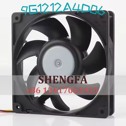 Sanyo 5V 24V 48V 12025 12CM 120X120X25MM high air volume chassis converter three-wire 9G1212A4D06 Co