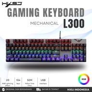 HXSJ L300 MECHANICAL KEYBOARD 104 KEY RGB MECHANICAL KEYBOARD