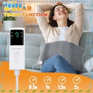 TEASG Electric Blanket, 58*29CM Soft Plush Electric Heated Blanket,  EU US UK Plug Grey Digital Cont