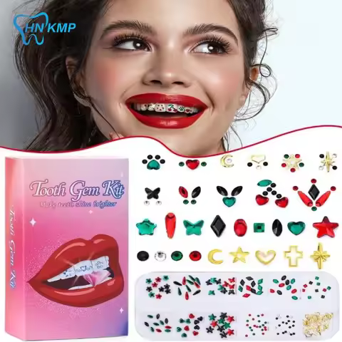 Professional Tooth Gem Kit Diy Love Horse Eye Crystals Jewelry Kit Teeth Gems Kit Tooth Gems For Tee