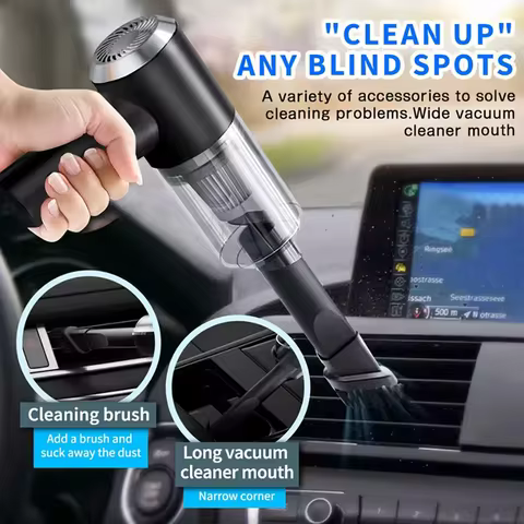 Car Vacuum Cleaner Portable Small Vacuum Cleaner For Multi Purpose Vehicles Small Household Pump Han