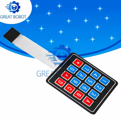 1PCS 16 Key 4 x 4 Membrane Switch Keypad 4x4 4*4 Matrix Array Matrix keyboard for Arduino smart car