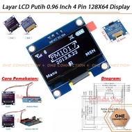 OLED WHITE 0.96 INCH I2C IIC 128X64 DISPLAY MODULE LCD ARDUINO