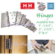 Iron Hinges Door Engsel Besi Ensel Pintu Wood Plastic 门铰 ( Price For 1 pc ) ~Haha Home~