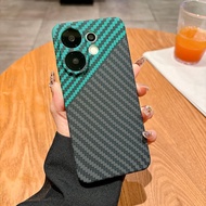 Hard Casing For Vivo S20 S30 Pro Mini Case S30Pro Mini Cover Carbon Fiber Texture PC Phone Protector