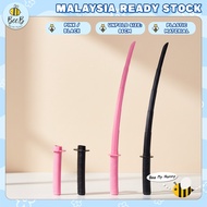 Long Knife Toys Samurai Sword Toys Stress Relief Toys Cute Funny Safe Fake Knife Toys Round Edges Ki