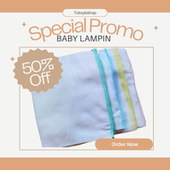 Lampin 12 PCS 6 PCS AND 3 PCS Birdseye Cotton Essential Baby Cloth Diaper Makapal Malapad Newborn Es