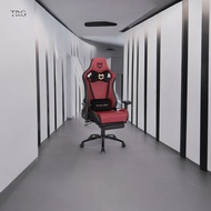 The Real Gamer Ryder Pro Gaming Chair Recliner Gaming Chair in Red