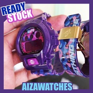 G SHOCK BAPE PURPLE DIGITAL SPORTS WATCHES Bape Purple JAM TANGAN LELAKI & PEREMPUAN CASIO
