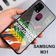 HP SAMSUNG M31 Glossy Case with SOUND HOREG Motif Casing Samsung M31 Silicone Softcase