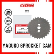 EX5 HP(28T)/EX5 DREAM(KFL)(32T)👈 YAGUSO SPROCKET CAM CAMSHAFT SPROKET TIMING GEAR SHAFT HONDA EX 5
