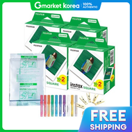 Instax | Instax Square Film 9-Pack (90 Sheets) + 2 Types of Gifts Sq1 Sq6 Sq10 Sq20 Sq40 Share Sp3 S