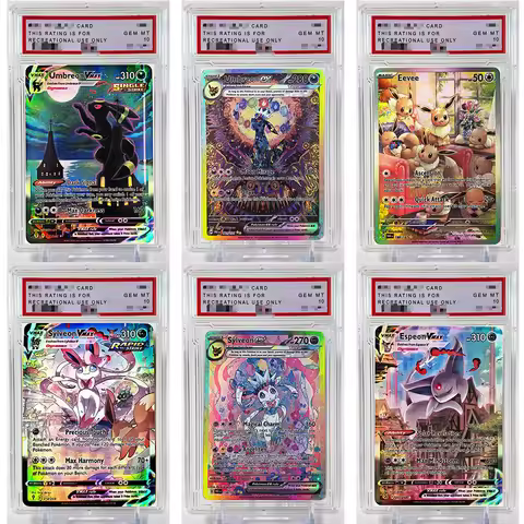 PTCG PSA Umbreon Mewtwo Sylveon Toys Hobbies Hobby Collectibles Game Collection Anime Cards