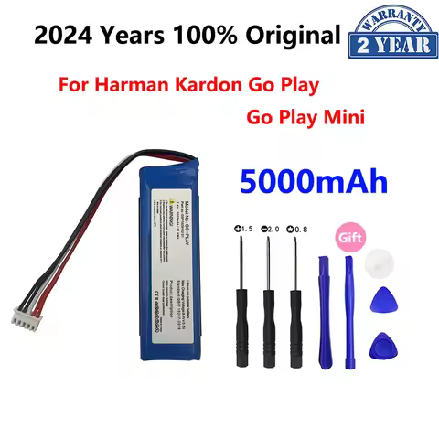100% Original 5000mAh Replacement Battery For JBL Harman Kardon GoPlay Go Play Mini Pack Speaker GSP