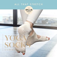 Best seller輕薄透氣五指🌈全指半指🌈💗拇指外翻最佳保護💗防滑空中瑜伽襪普拉提襪女woman Summer anti skid yoga socks Pilates socks