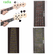 RADIANTZAP Guitar Fretboard Note Sticker, Portable Tone Guitar Fingerboard Sticker, Practicing Notes