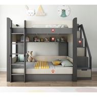 (Free Installation) Northern Nordic Children's Bunk Bed Series/bed frame/staircase/wardrobe/ladder/double decker bed